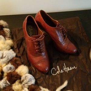 Cole Haan Oxford Lace-up Heels